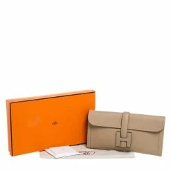 Hermes Poussiere Swift Leather Elan 29 Jige Clutch For Women -Deals Hermes Store luxury women hermes used handbags p327830 002