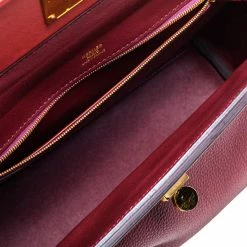 Hermes Bordeaux/Rouge H Togo And Sombrero Gold Hardware 24/24 29 Bag For Women -Deals Hermes Store luxury women hermes used handbags p329371 008