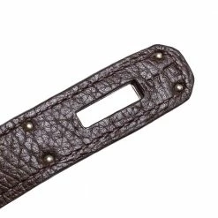 Hermes Hermès Cacao Togo Leather Palladium Hardware Birkin 35 Bag For Women -Deals Hermes Store luxury women hermes used handbags p329386 010