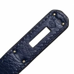 Hermes Blue Encre Clemence Leather Palladium Hardware Kelly Retourne 35 Bag For Women -Deals Hermes Store luxury women hermes used handbags p329391 009