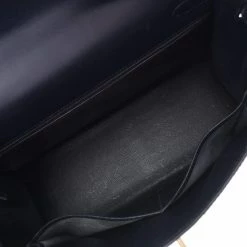Hermes Navy Blue Leather Kelly Retourne 32 Box Bag For Women -Deals Hermes Store luxury women hermes used handbags p331469 015