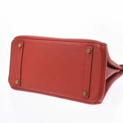 Hermes Vermilion Red Togo Leather Gold Hardware Birkin 30 Bag For Women -Deals Hermes Store luxury women hermes used handbags p331817 010