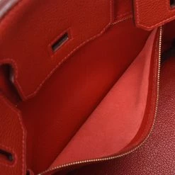 Hermes Vermilion Red Togo Leather Gold Hardware Birkin 30 Bag For Women -Deals Hermes Store luxury women hermes used handbags p331817 018
