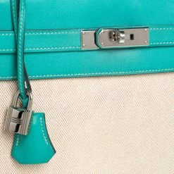 Hermes Lagon Toile And Swift Leather Palladium Hardware Kelly Retourne 35 Bag For Women 22 Hermes Lagon Toile And Swift Leather Palladium Hardware Kelly Retourne 35 Bag For Women -Deals Hermes Store luxury women hermes used handbags p333818 004