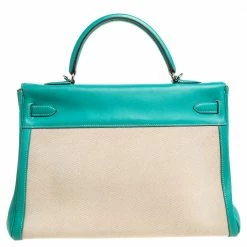 Hermes Lagon Toile And Swift Leather Palladium Hardware Kelly Retourne 35 Bag For Women 21 Hermes Lagon Toile And Swift Leather Palladium Hardware Kelly Retourne 35 Bag For Women -Deals Hermes Store luxury women hermes used handbags p333818 005