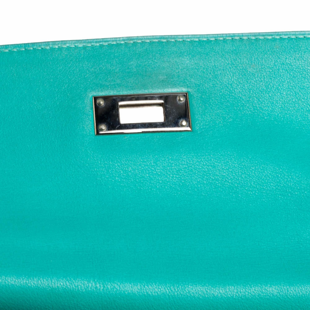 Hermes Lagon Toile And Swift Leather Palladium Hardware Kelly Retourne 35 Bag For Women 11 Hermes Lagon Toile And Swift Leather Palladium Hardware Kelly Retourne 35 Bag For Women - Image 9