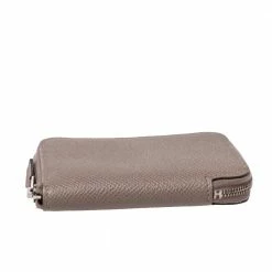 Hermes Taupe Epsom Leather Zip Around Compact Wallet For Women 17 Hermes Taupe Epsom Leather Zip Around Compact Wallet For Women -Deals Hermes Store luxury women hermes used handbags p334013 005
