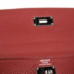Hermes Sanguine Taurillon Clemence Leather Palladium Hardware Shoulder Kelly 42 Bag For Women -Deals Hermes Store luxury women hermes used handbags p334278 010