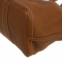 Hermes Gold Negonda Leather Garden Party MM Bag For Women -Deals Hermes Store luxury women hermes used handbags p335211 012