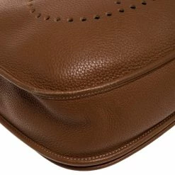 Hermes Gold Taurillon Clemence Leather Evelyne III GM Bag For Women 32 Hermes Gold Taurillon Clemence Leather Evelyne III GM Bag For Women -Deals Hermes Store luxury women hermes used handbags p335389 010