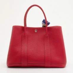 Hermes Bougainville Leather Garden Party Tote For Women -Deals Hermes Store luxury women hermes used handbags p33608 004
