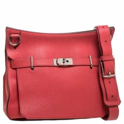 Hermes Rose Jaipur Clemence Leather Palladium Hardware Jypsiere 37 Bag For Women -Deals Hermes Store luxury women hermes used handbags p336694 021