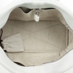 Hermes White Leather Victoria Elan Bag For Women -Deals Hermes Store luxury women hermes used handbags p34381 006