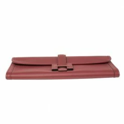Hermes Rouge Grenat Swift Leather Elan 29 Jige Clutch For Women -Deals Hermes Store luxury women hermes used handbags p348796 013