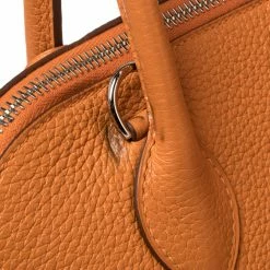 Hermes Orange Togo Leather Bolide 31 Bag For Women -Deals Hermes Store luxury women hermes used handbags p348808 008