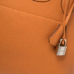 Hermes Orange Togo Leather Bolide 31 Bag For Women -Deals Hermes Store luxury women hermes used handbags p348808 011