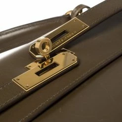 Hermes Lichen Tadelakt Leather Gold Hardware Kelly Sellier 32 Bag For Women -Deals Hermes Store luxury women hermes used handbags p348822 008