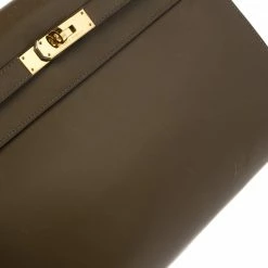 Hermes Lichen Tadelakt Leather Gold Hardware Kelly Sellier 32 Bag For Women -Deals Hermes Store luxury women hermes used handbags p348822 019