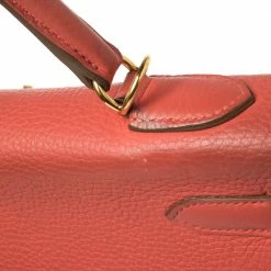 Hermes Rose Jaipur Clemence Leather Gold Hardware Kelly Retourne 32 Bag For Women -Deals Hermes Store luxury women hermes used handbags p348835 022