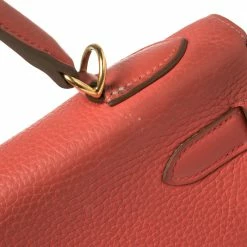 Hermes Rose Jaipur Clemence Leather Gold Hardware Kelly Retourne 32 Bag For Women -Deals Hermes Store luxury women hermes used handbags p348835 024
