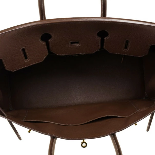 Hermes Brown Couchevel Birkin 35 For Women 9 Hermes Brown Couchevel Birkin 35 For Women - Image 7