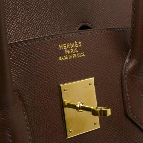 Hermes Brown Couchevel Birkin 35 For Women 10 Hermes Brown Couchevel Birkin 35 For Women - Image 8
