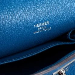 Hermes Blue Hydra Taurillon Clemence Leather Palladium Hardware Jypsiere 34 Bag For Women -Deals Hermes Store luxury women hermes used handbags p350914 002