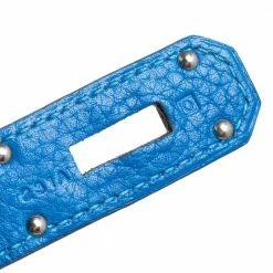 Hermes Blue Hydra Taurillon Clemence Leather Palladium Hardware Jypsiere 34 Bag For Women -Deals Hermes Store luxury women hermes used handbags p350914 005