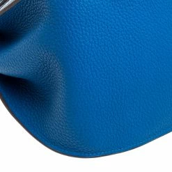 Hermes Blue Hydra Taurillon Clemence Leather Palladium Hardware Jypsiere 34 Bag For Women -Deals Hermes Store luxury women hermes used handbags p350914 008
