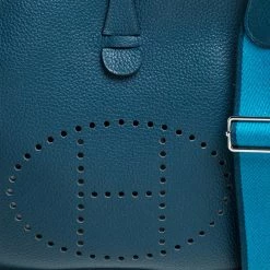 Hermes Collert Taurillion Clemence Leather Evelyne III PM Bag For Women -Deals Hermes Store luxury women hermes used handbags p350925 002