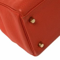 Hermes Rouge Pivoine Togo Leather Gold Hardware Kelly Retourne 32 Bag For Women -Deals Hermes Store luxury women hermes used handbags p350939 002