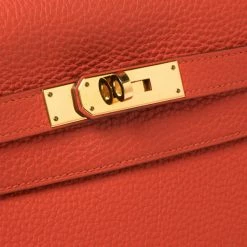 Hermes Rouge Pivoine Togo Leather Gold Hardware Kelly Retourne 32 Bag For Women -Deals Hermes Store luxury women hermes used handbags p350939 004