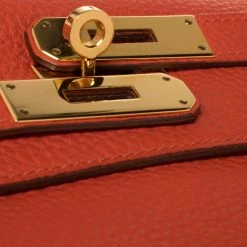Hermes Rouge Pivoine Togo Leather Gold Hardware Kelly Retourne 32 Bag For Women -Deals Hermes Store luxury women hermes used handbags p350939 008