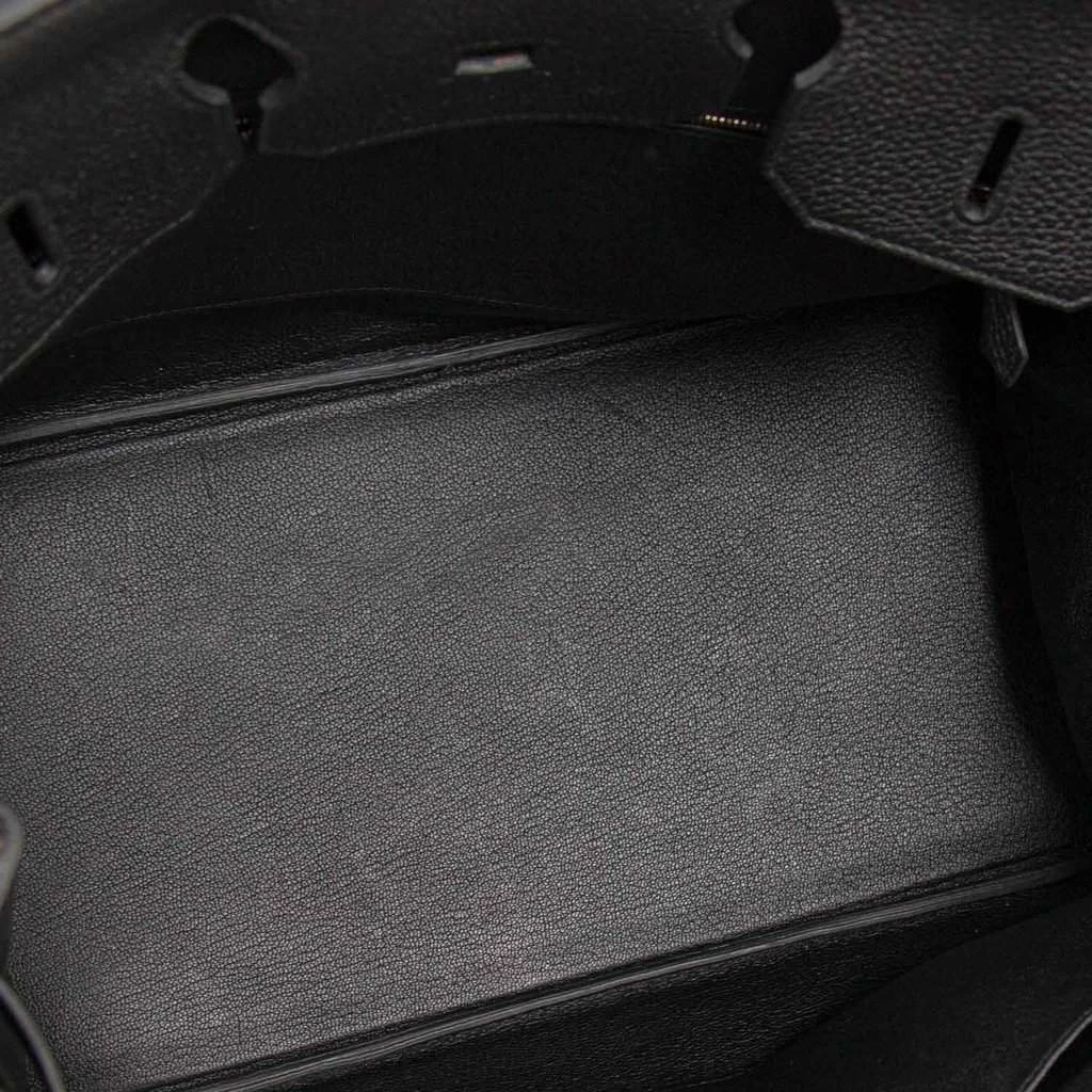 Hermes Hermès Black Togo Leather Palladium Hardware Birkin 35 Bag For Women 14 Hermes Hermès Black Togo Leather Palladium Hardware Birkin 35 Bag For Women - Image 12