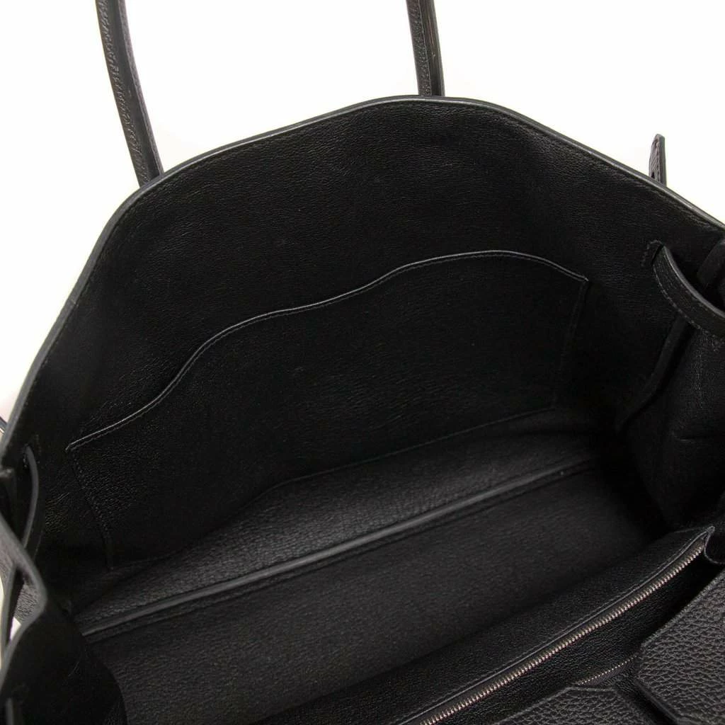 Hermes Hermès Black Togo Leather Palladium Hardware Birkin 35 Bag For Women 12 Hermes Hermès Black Togo Leather Palladium Hardware Birkin 35 Bag For Women - Image 10