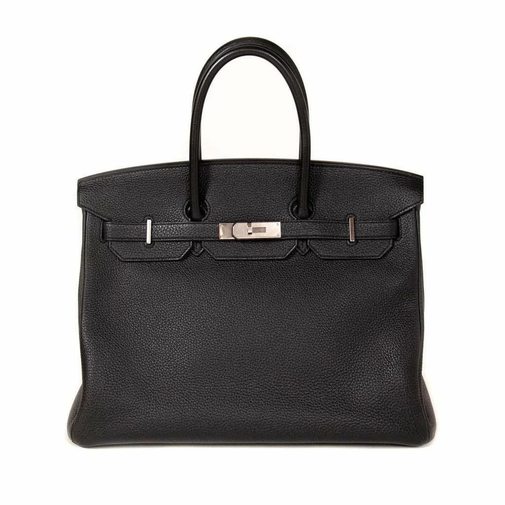 Hermes Hermès Black Togo Leather Palladium Hardware Birkin 35 Bag For Women 3 Hermes Hermès Black Togo Leather Palladium Hardware Birkin 35 Bag For Women