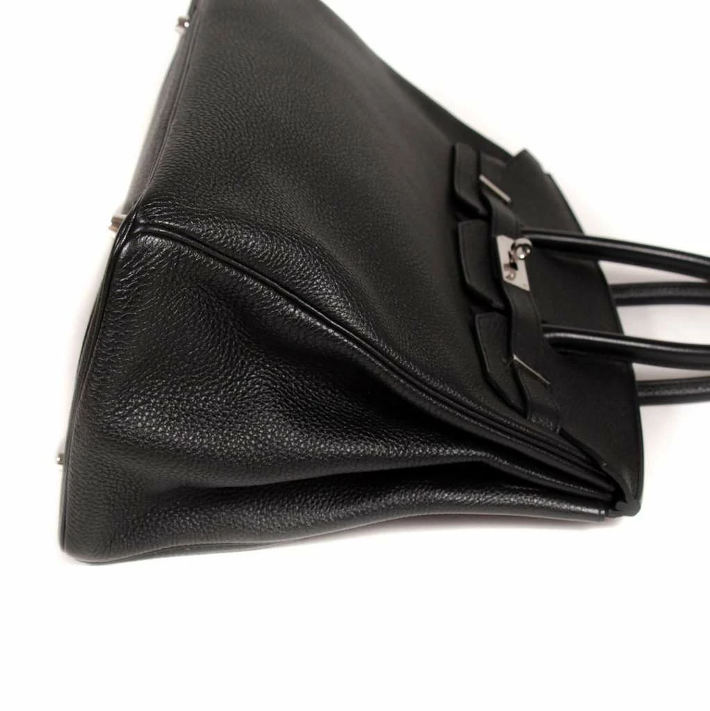 Hermes Hermès Black Togo Leather Palladium Hardware Birkin 35 Bag For Women 19 Hermes Hermès Black Togo Leather Palladium Hardware Birkin 35 Bag For Women - Image 17