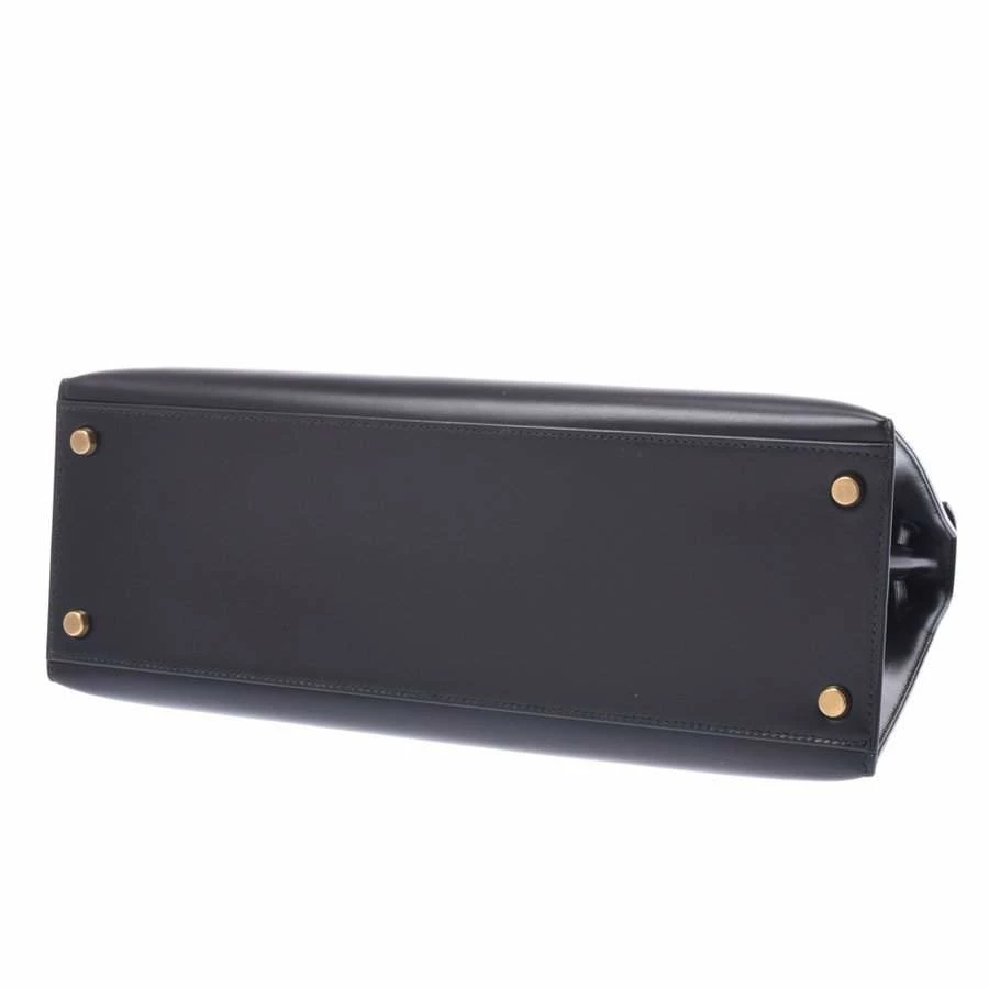 Hermes Black Box Leather Kelly Sellier 32 Bag For Women 5 Hermes Black Box Leather Kelly Sellier 32 Bag For Women - Image 3