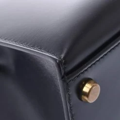 Hermes Black Box Leather Kelly Sellier 32 Bag For Women 38 Hermes Black Box Leather Kelly Sellier 32 Bag For Women -Deals Hermes Store luxury women hermes used handbags p354290 003