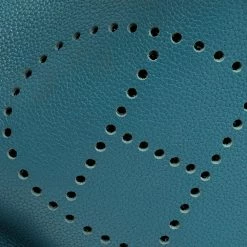 Hermes Blue Jean Togo Leather Evelyne III GM Bag For Women -Deals Hermes Store luxury women hermes used handbags p354959 015