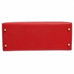 Hermes Rouge Casaque Epsom Leather Gold Hardware Kelly Sellier 28 Bag For Women -Deals Hermes Store luxury women hermes used handbags p356084 011