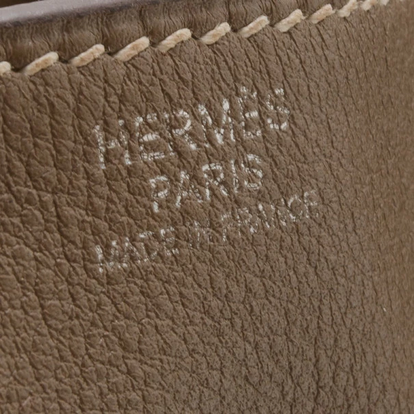 Hermes Grey Leather Lindy Shoulder Bag 30 CM For Women 10 Hermes Grey Leather Lindy Shoulder Bag 30 CM For Women - Image 8