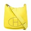 Hermes Lime Epsom Leather Evelyne III GM Bag For Women -Deals Hermes Store luxury women hermes used handbags p358128 006