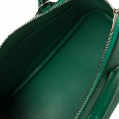 Hermes Hermès Vert Vertigo Chevre Mysore Leather Mini Bolide 1923 Bag For Women -Deals Hermes Store luxury women hermes used handbags p358283 006