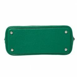 Hermes Hermès Vert Vertigo Chevre Mysore Leather Mini Bolide 1923 Bag For Women -Deals Hermes Store luxury women hermes used handbags p358283 013