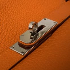 Hermes Orange Clemence Leather Palladium Hardware Jypsiere 34 Bag For Women -Deals Hermes Store luxury women hermes used handbags p358727 007