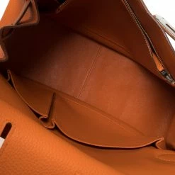 Hermes Orange Clemence Leather Palladium Hardware Jypsiere 34 Bag For Women -Deals Hermes Store luxury women hermes used handbags p358727 016
