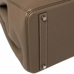 Hermes Etoupe Grey Togo Leather Palladium Hardware Birkin 40 Bag For Women -Deals Hermes Store luxury women hermes used handbags p359918 001