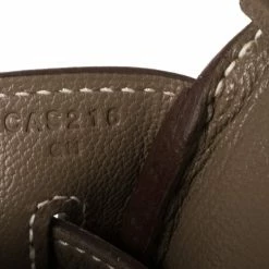 Hermes Etoupe Grey Togo Leather Palladium Hardware Birkin 40 Bag For Women -Deals Hermes Store luxury women hermes used handbags p359918 006