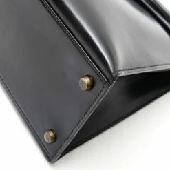 Hermes Black Box Leather Kelly 32 Bag For Women -Deals Hermes Store luxury women hermes used handbags p360137 003